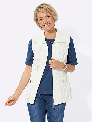 Contrast Stitch Vest product image (576292.EC.1.1_WithBackground)