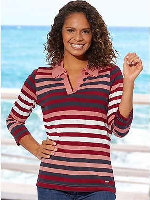 Striped Polo Shirt product image (577074.RDST.11s)