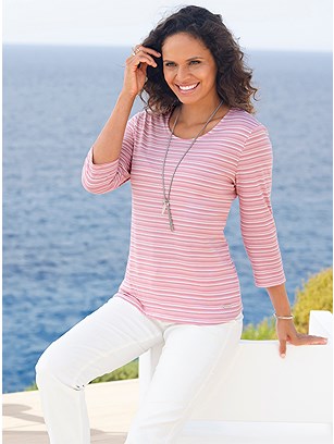 Striped top product image (577107.RSST.1.1_WithBackground)