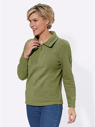 Fleece Zip Pullover product image (577120.GYJD.1.1_WithBackground)