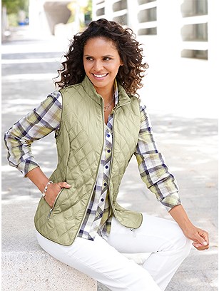 Quilted Zip Vest product image (577348.LTGR.1.1_WithBackground)