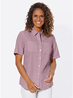 Denim Button Up Blouse product image (577596.MV.1.1_WithBackground)