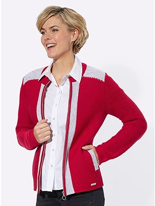 Purl Knit Zip Cardigan product image (577624.RDSN.1.1_WithBackground)