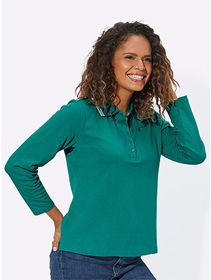 Long Sleeve Polo Shirt product image (577639.ED.1.1_WithBackground)