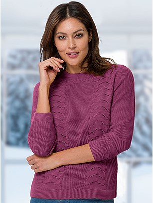 Knit Pattern Sweater product image (578722.HEPK.1S)