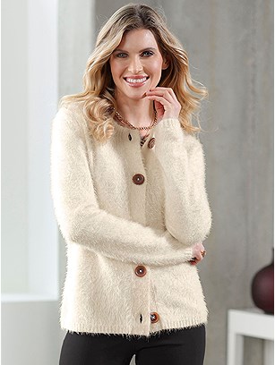 Fuzzy Button Up Cardigan product image (579290.CM.1.P110724)