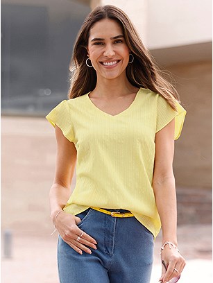Flutter Sleeve Blouse product image (579550.YL.1S)