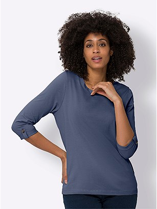 3/4 Tab Sleeve Shirt product image (579563.SMBL.1.26_WithBackground)