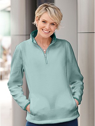 Zip Fleece Cardigan product image (579603.MT.1.P102324)