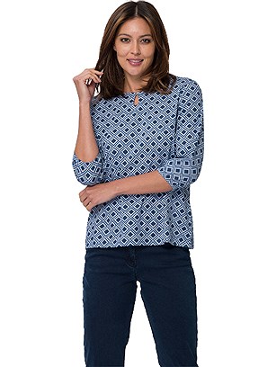 Boho Print Tunic product image (579719.LBBP.2.18_Ghost)