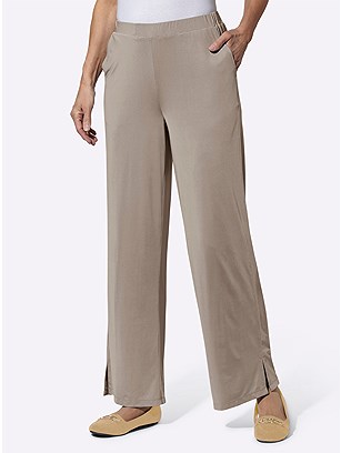 Wide Leg Jersey Pants product image (579830.BE.2.21_WithBackground)