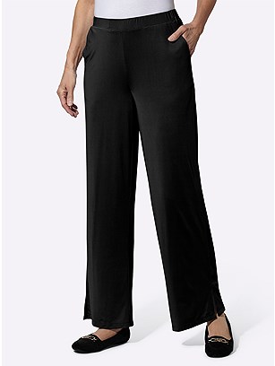 Wide Leg Jersey Pants product image (579830.BK.2.22_WithBackground)