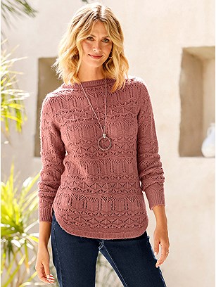 Ajour Patterned Sweater product image (580054.RSDU.1S)