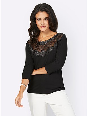 Lace Insert Top product image (580064.BK.2.12_WithBackground)