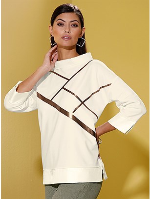 Oversized Stand Up Collar Top product image (580213.CM.1.19_WithBackground)