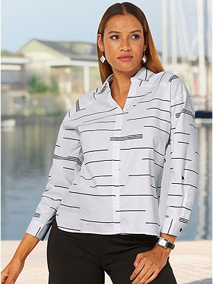 Slip On Collared Blouse product image (580315.BKEP.22S)