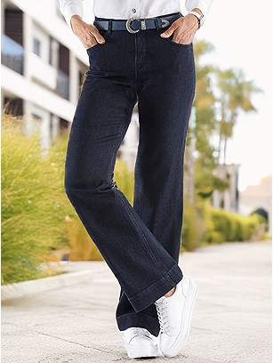 Wide Leg Denim product image (580391.DKBL.1S)