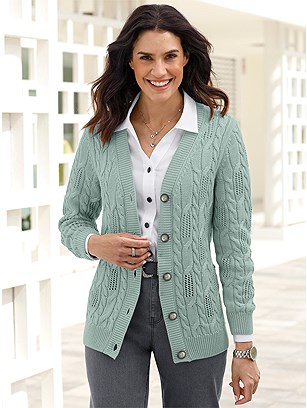 Cable Knit Cardigan product image (580399.MT.1.1_WithBackground)