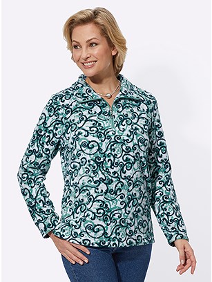 Printed Fleece Top product image (582422.SGPP.1.1_WithBackground)