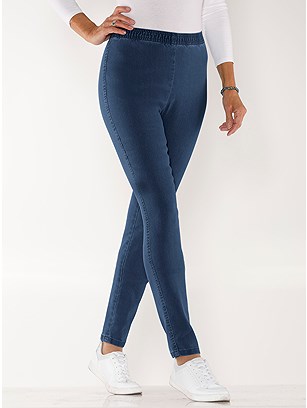 Stretch Waist Jeans product image (582442.DKBL.1.1_WithBackground)