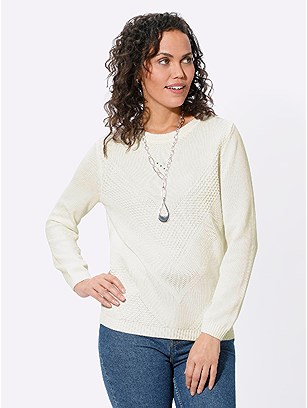 Textured Knit Sweater product image (583052.EC.1.1_WithBackground)