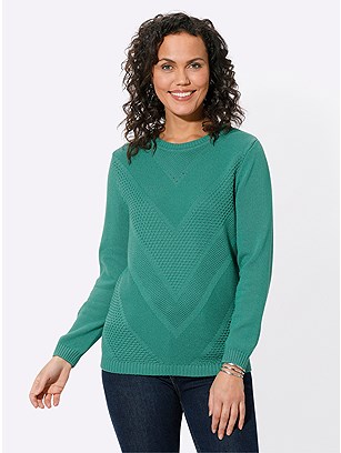 Textured Knit Sweater product image (583052.ED.1.1_WithBackground)