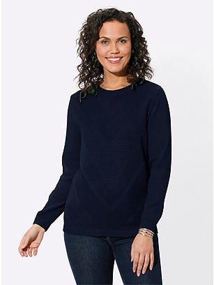 Textured Knit Sweater product image (583052.NV.1.1_WithBackground)