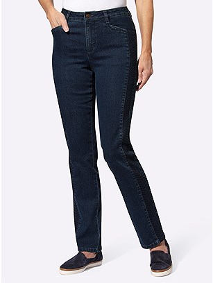 Side Panel Jeans product image (583055.DKBL.1.1_WithBackground)