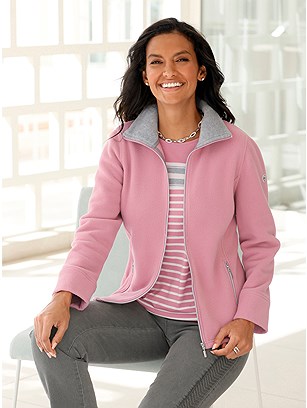 Fleece Zip Up Cardigan product image (583239.ODRS.1.1_WithBackground)