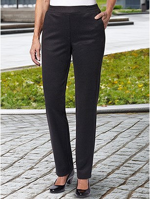 Elastic Waistband Pants product image (583505.BK.11S)