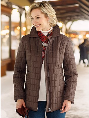 Quilted Zip Up Jacket product image (583580.BR.1S)