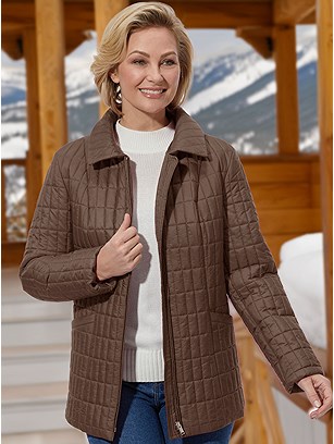 Quilted Zip Up Jacket product image (583580.BR.3S)