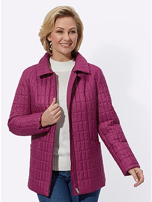 Quilted Zip Up Jacket product image (583580.MV.1.1_WithBackground)