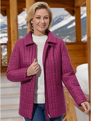 Quilted Zip Up Jacket product image (583580.MV.2S)