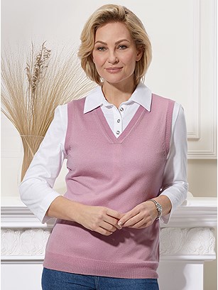 V-Neck Sweater Vest product image (583584.RS.1SS)