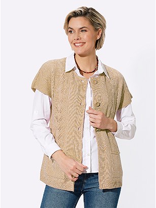 Short Sleeve Cardigan product image (583601.CAMO.1.1_WithBackground)