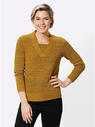 Layered Look Sweater product image (583782.OCMO.1.1_WithBackground)