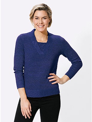 Layered Look Sweater product image (583782.RYMO.1.1_WithBackground)