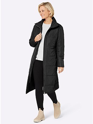 Long Quilted Coat product image (584943.BK.1.1_WithBackground)