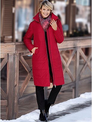 Long Quilted Coat product image (584943.RD.1S.)