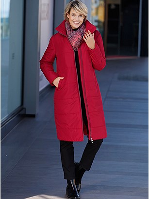 Long Quilted Coat product image (584943.RD.1S)