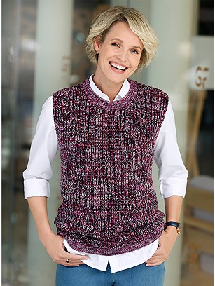 Mottled Sweater Vest product image (585350.LIMO.1.1_WithBackground)