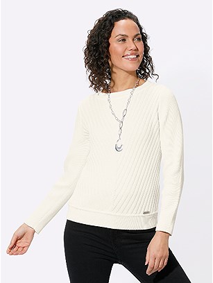 Ribbed Knit Sweater product image (585547.EC.1.1_WithBackground)