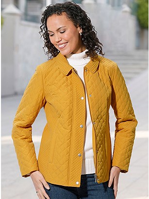 Quilted Button Up Jacket product image (585556.OCKE.1S)