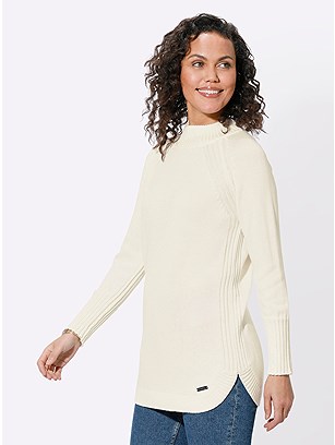 Ribbed Hem Knit Sweater product image (585568.EC.1.1_WithBackground)