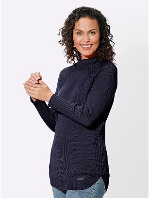 Ribbed Hem Knit Sweater product image (585568.NV.1.1_WithBackground)