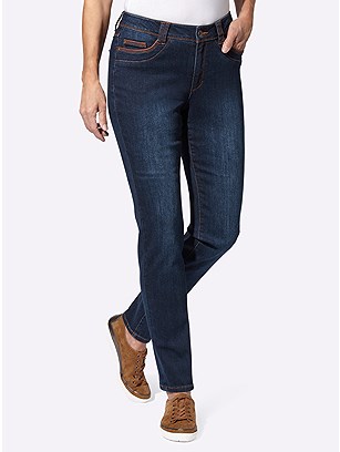 Classic Straight Leg Jeans product image (585572.DKBL.2.1_WithBackground)