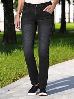 Link. panel straight leg jeans (Product Display 37445) image - mobile.