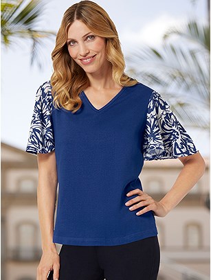 Floral Sleeve Shirt product image (587952.RY.15)