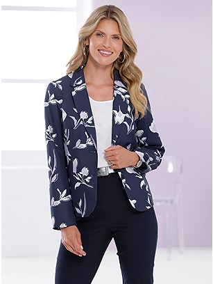 Floral Print Blazer product image (588015.NVPR.1.1_WithBackground)